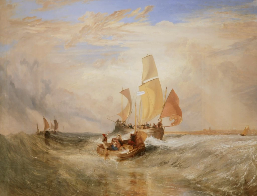 Passeggeri che salgono a bordo, 1827 - Manchester Art Gallery